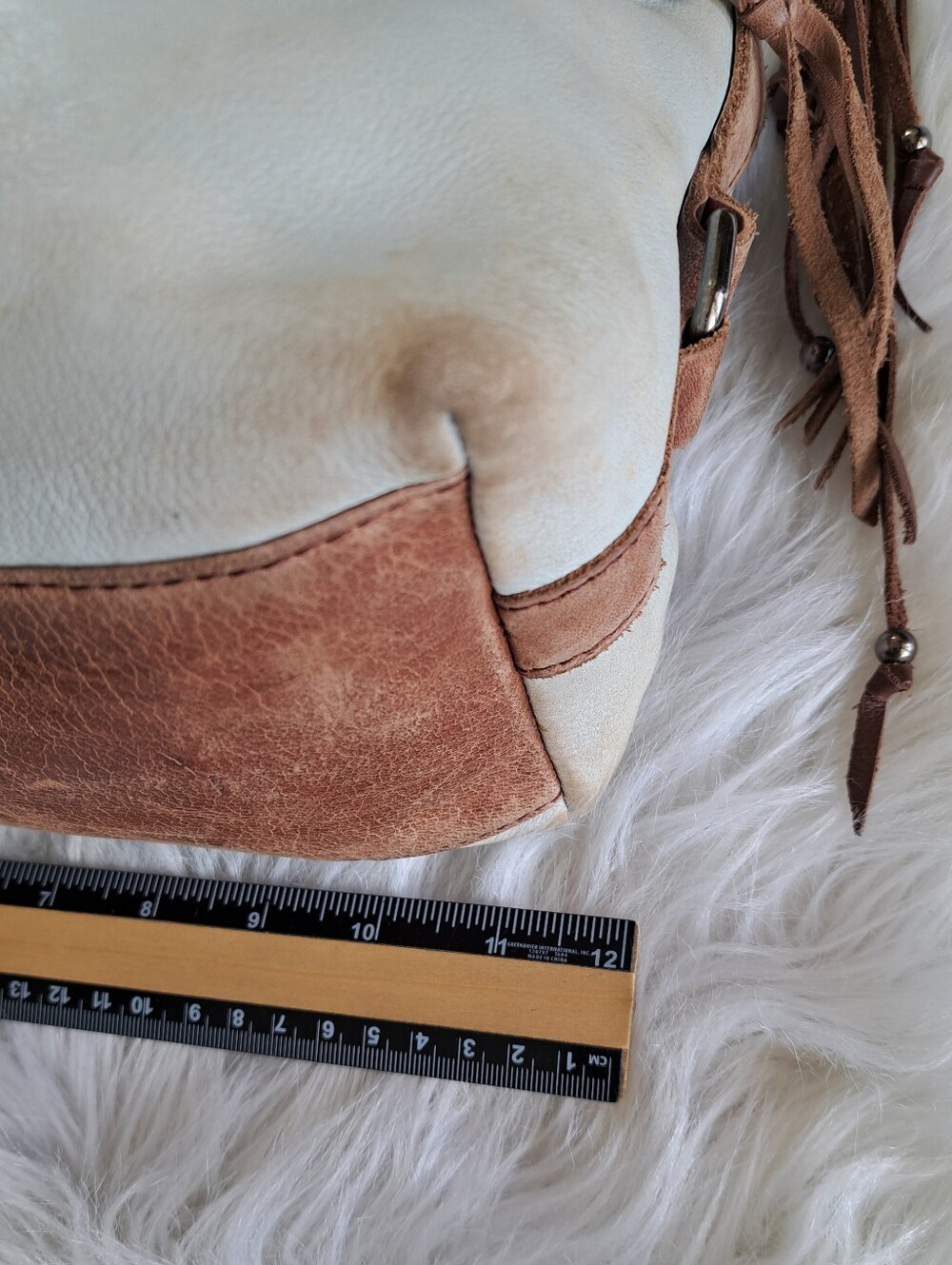 Lg The Sak Blue Leather Handbag - Picture 9 of 14